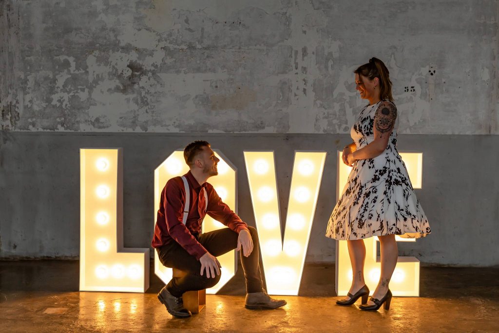 Een loveshoot met de loveletters