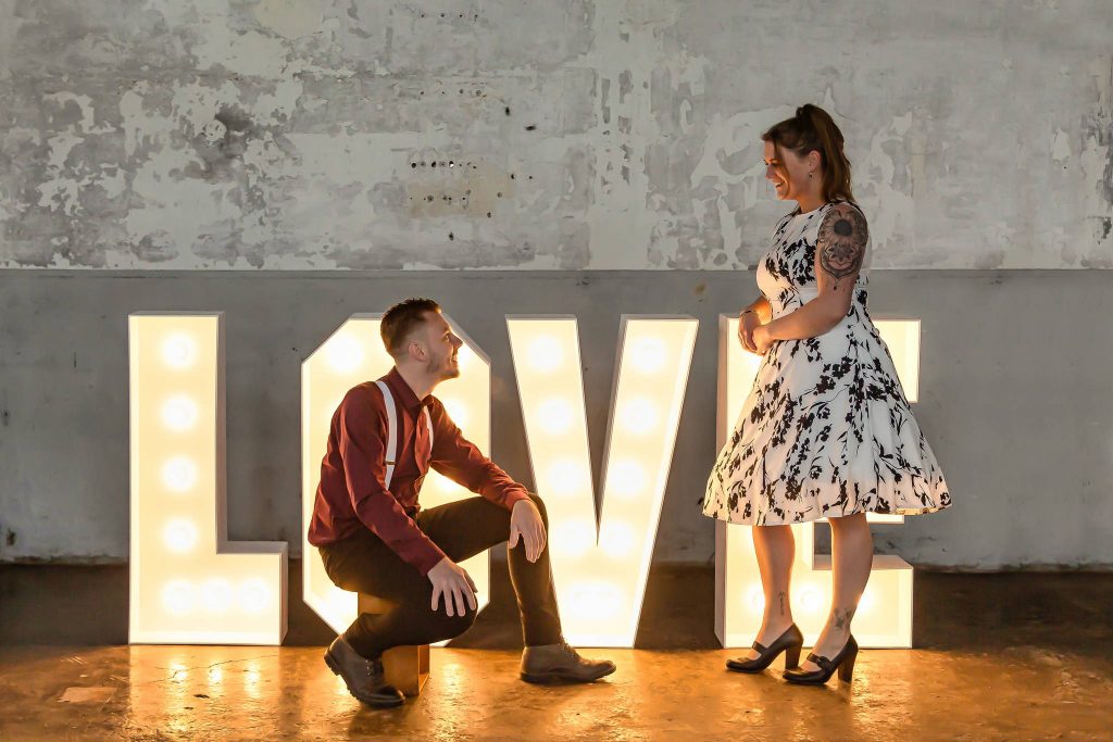 Een loveshoot met de loveletters