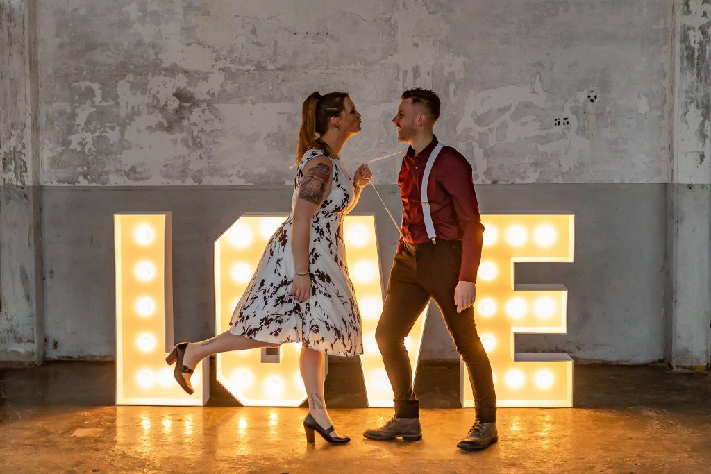 Een loveshoot met de loveletters