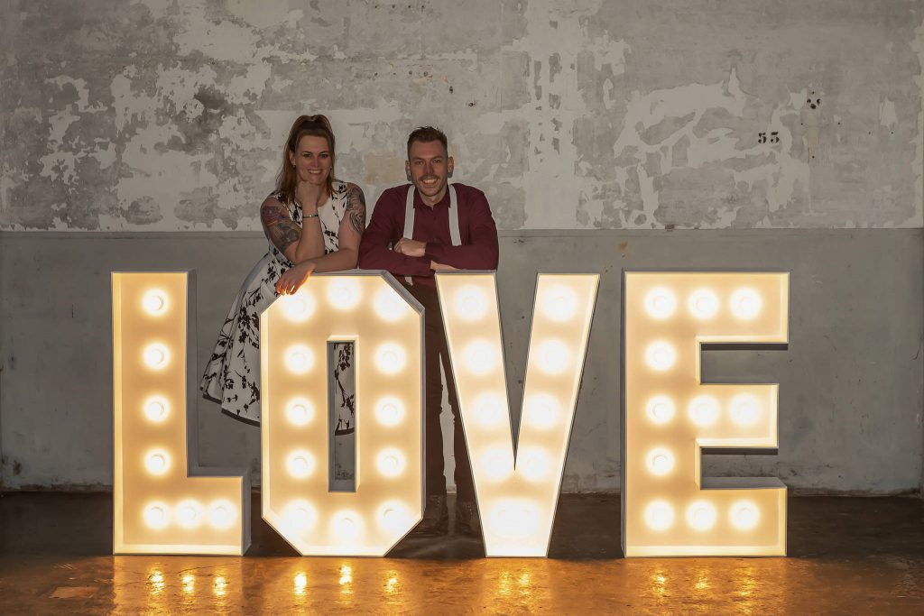 Een loveshoot met de loveletters