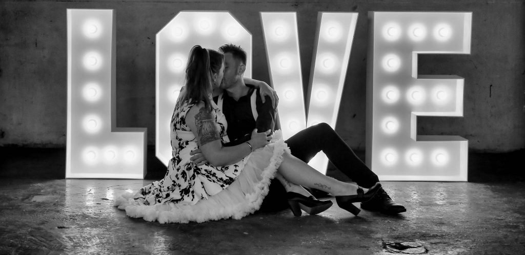 Een loveshoot met de loveletters