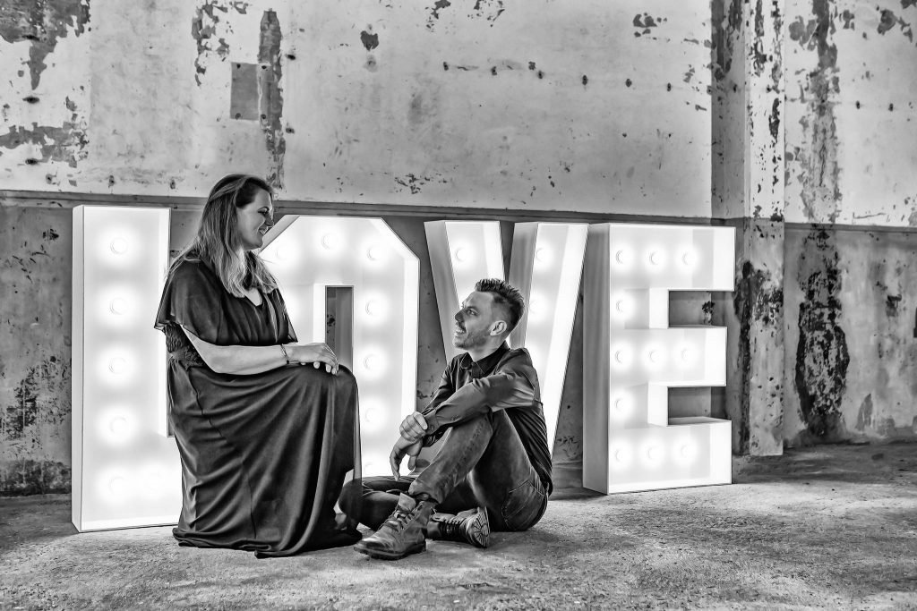 Een loveshoot met de loveletters