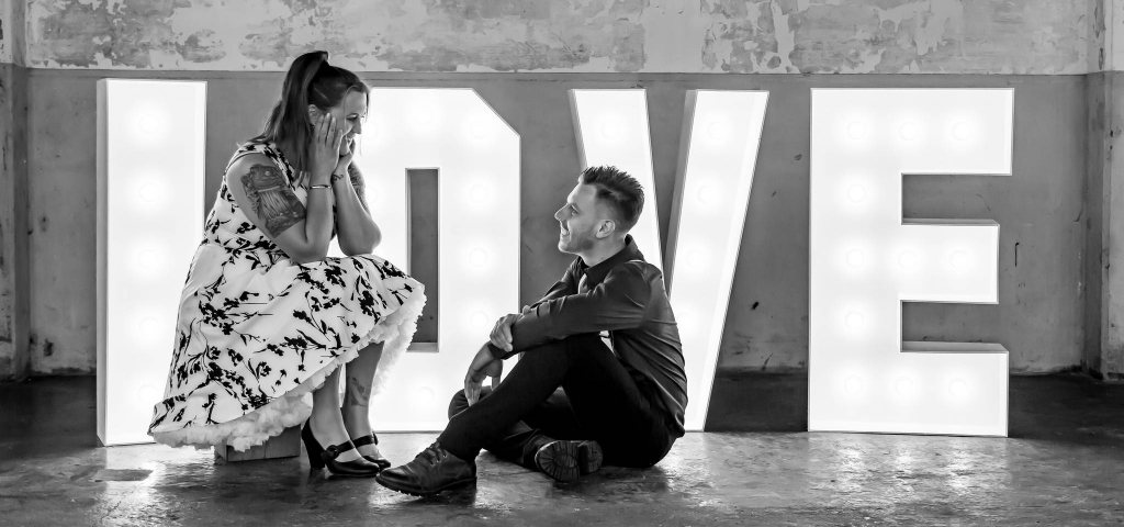 Een loveshoot met de loveletters