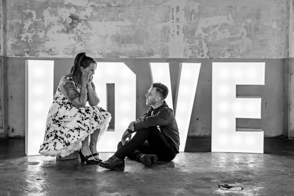 Een loveshoot met de loveletters