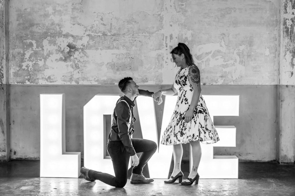 Een loveshoot met de loveletters