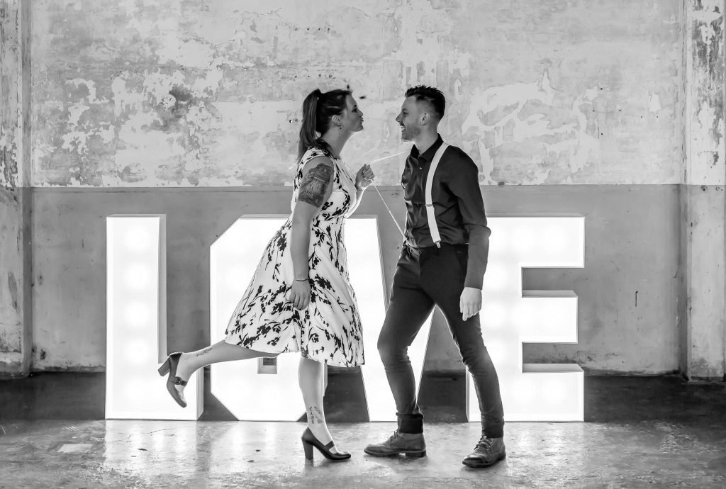 Een loveshoot met de loveletters