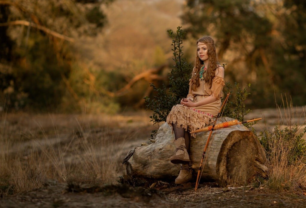 Lohrin tijdens een freestyle shoot