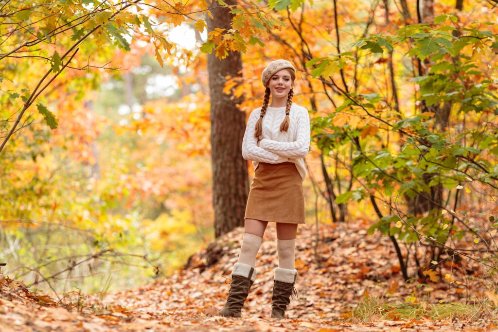 Lohrin tijdens een herfstshoot