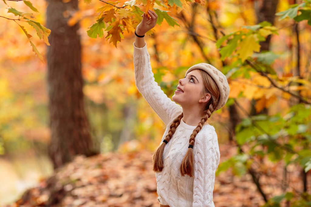 Lohrin tijdens een herfstshoot