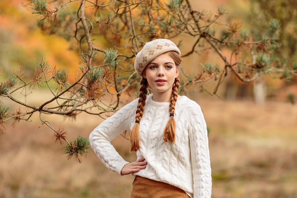 Lohrin tijdens een herfstshoot