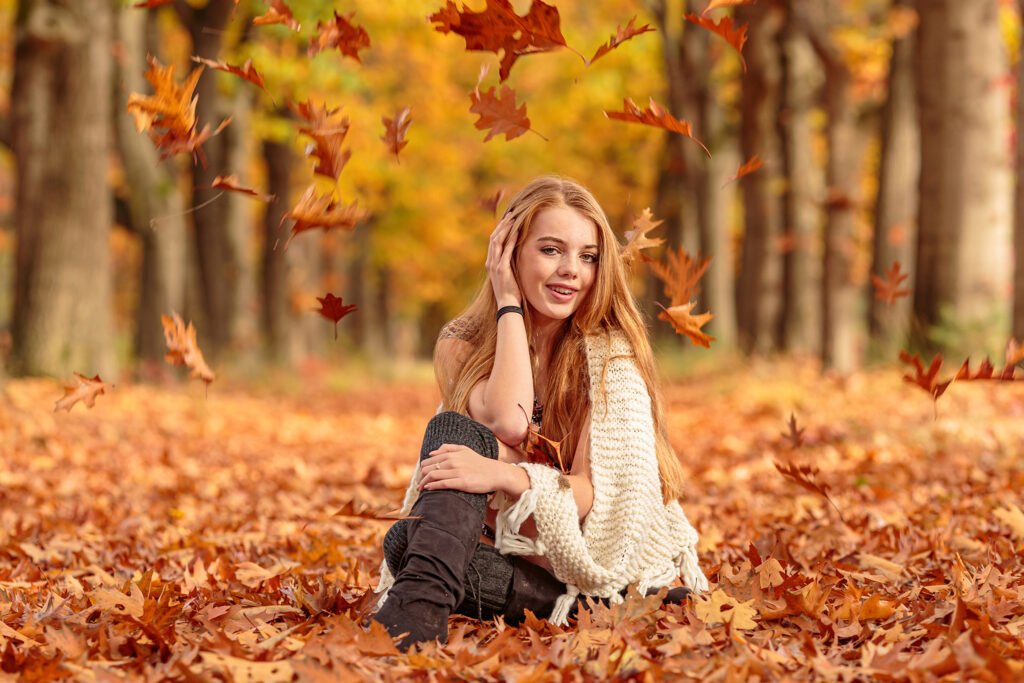 Lohrin tijdens een herfstshoot
