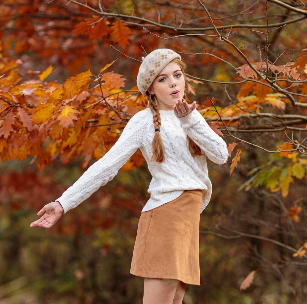 Lohrin tijdens een herfstshoot
