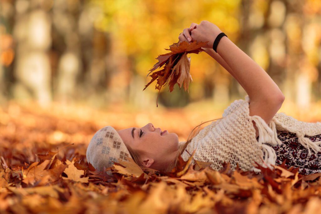 Lohrin tijdens een herfstshoot