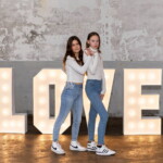 fotoshoot met de loveletters