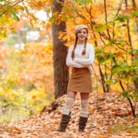 Lohrin tijdens een herfstshoot