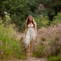 Esmee in de heide